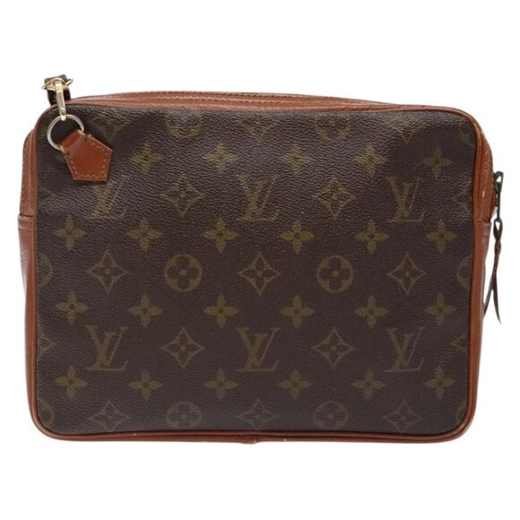 LOUIS VUITTON Monogram Pochette Sports Clutch Bag LV Auth - Picture 3 of 16